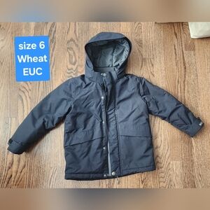 Kids Black Winter Coat